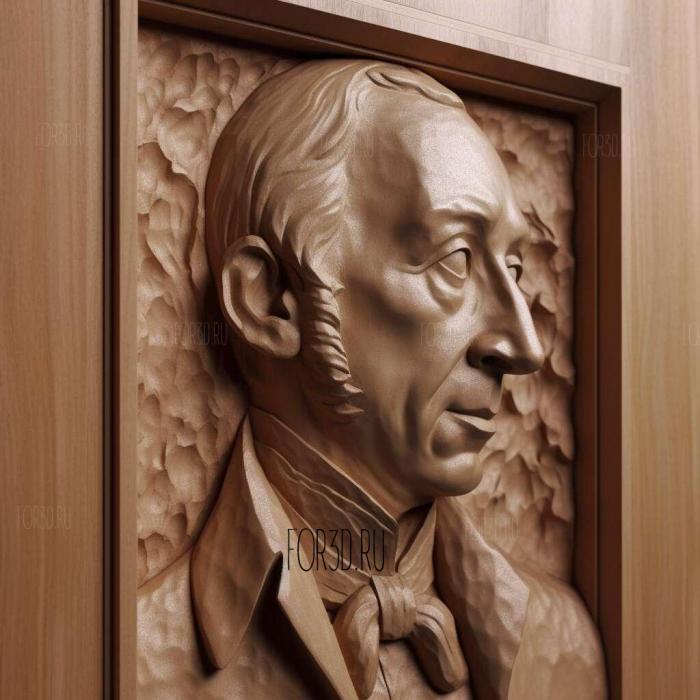 James Hutton 2 stl model for CNC